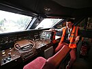 Rychlovlak TGV byl k vidn tak v Jihlav. (10. ervna 2022)