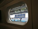 Rychlovlak TGV byl k vidn tak v Jihlav. (10. ervna 2022)