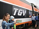 Rychlovlak TGV byl k vidní také v Jihlav. (10. ervna 2022)