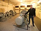 Vnitn prostory vojenskho bunkru v Pslavicch u Olomouce, kter budou od...