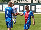 Fotbalisté Plzn po vítzném duelu s týmem Klatov.