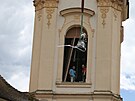 Ve Mst Toukov slavnostn umstili do ve mstnho kostela zvon svatho...