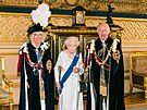 Vévodkyn Camilla, královna Albta II. a princ Charles bhem oslav...