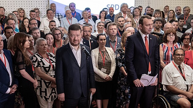 SPD pl�nuje kandidovat celkem ve 400 m�stech a obc�ch. (18. �ervna 2022)