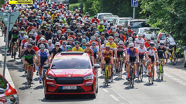 Momentka z druhho ronku LEtape CR by Tour de France.