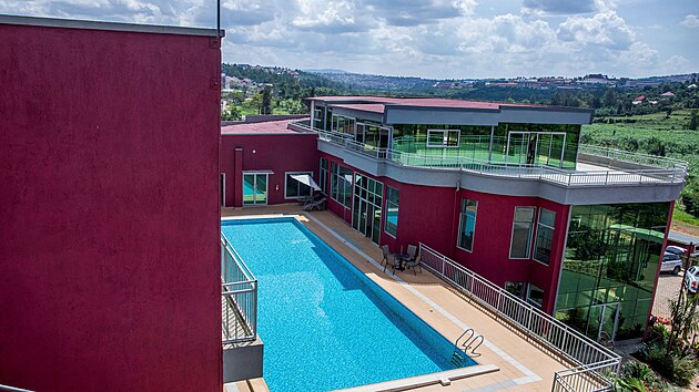 Hotel Desir Resort v Kigali, kter je pipraven pijmout adatele o azyl vyslan do Rwandy z Velk Britnie. (14. ervna 2022)
