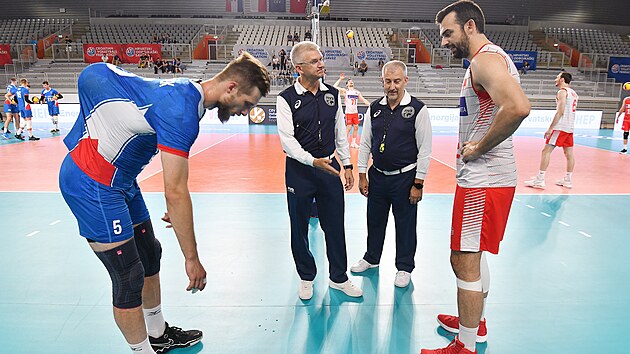 Los před finálovým duelu volejbalistů Česka a Turecka.