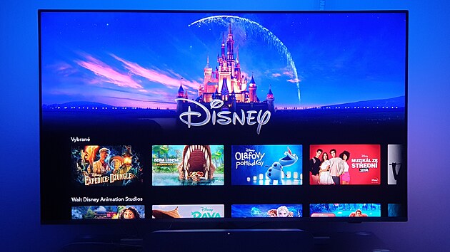 Streamovací služba Disney+ na Android TV televizoru Philips