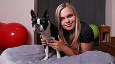 Dominika Kylíková, která se v Chomutov vnuje rehabilitaci pro psy.
