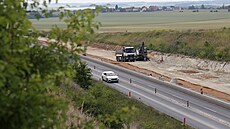 Zkapacitnní lounského obchvatu na typroudou dálnici.