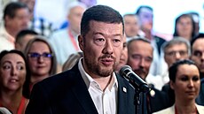 Předseda SPD Tomio Okamura na zahájení předvolební kampaně. (18. června 2022) | na serveru Lidovky.cz | aktuální zprávy