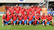 eská reprezentace na akci Kanonýi v Kromíi, setkání fotbalových legend.
