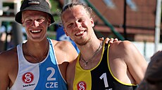 Matyá a Donovan Davoronokové (zleva) po turnaji v Opav, na nm se utkali ve...