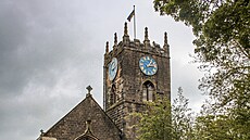 Kostel v Haworthu vypadá stae, pochází vak a z konce devatenáctého století....