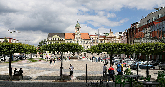 Severoeské Teplice, námstí Svobody.