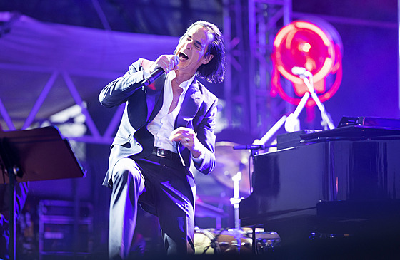 Nick Cave na festivalu Metronome Prague, 23. ervna 2022