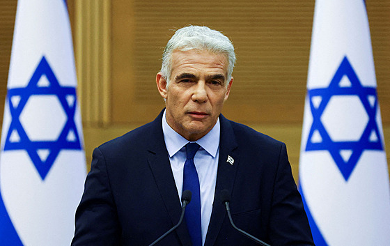 Izraelský ministr zahranií Jair Lapid (20. ervna 2022)