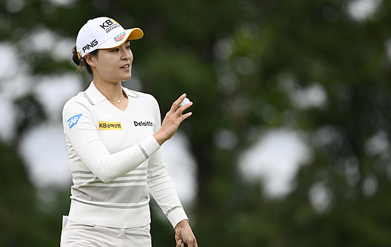 Korejská golfistka on In-ki v prvním kole Women's PGA Championship