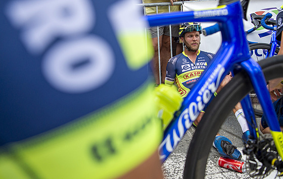 Matj Zahálka jako vítz eského ampionátu v silniní cyklistice