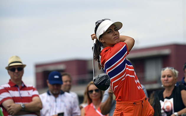 Golfistka Spilková je po prvním kole Ladies Open v Deauville čtvrtá