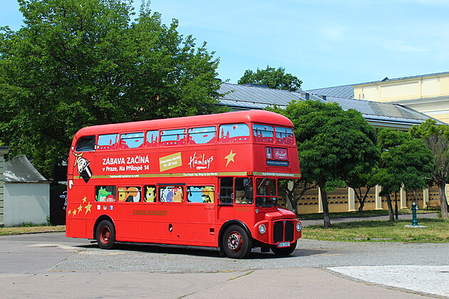<p>Autobus Hamleys na Výstavišti.</p>