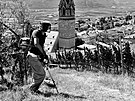 Vina�ská vesni�ka Tramin. Málokterý region má tak ideální podmínky k p�stování...