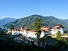 Pevnost (Dzong) v Trongsa je nejdelí v Bhútánu.