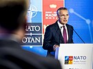 éf Aliance Jens Stoltenberg na summitu NATO v Madridu