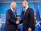 Americk prezident Joe Biden na summitu NATO v Madridu
