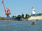 Pístav Svetlij nedaleko ruského Kaliningradu (24. záí 2018)