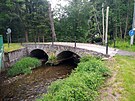 Vzácný kamenný most v Dolní Moravici na Bruntálsku