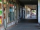 Liberec, 15. 6. 2022 - Staré zašlé nákupní a kulturní centrum Korint