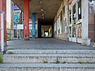 Liberec, 15. 6. 2022 - Staré zašlé nákupní a kulturní centrum Korint