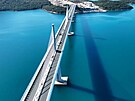 Most na chorvatský Peljeac stavla ínská firma ti roky