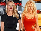 Pamela Andersonová v letech 2022 a 1987