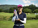 Jana Melichová jako vítzka Czech Ladies Open evropského okruhu Ladies European...