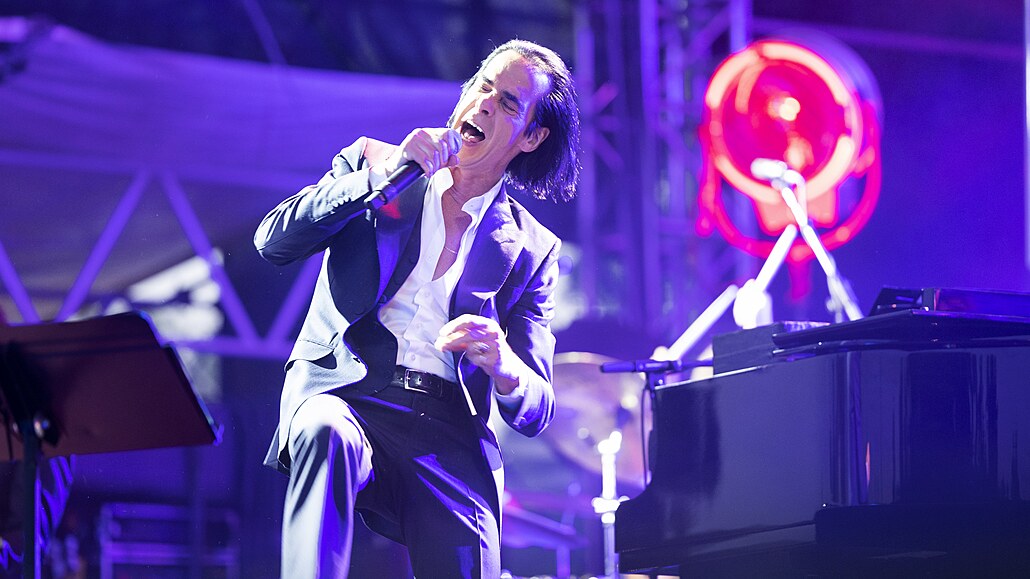 Nick Cave na festivalu Metronome Prague, 23. ervna 2022