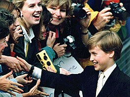 Princ William na návtv Kanady (Toronto, 27. íjna 1991)