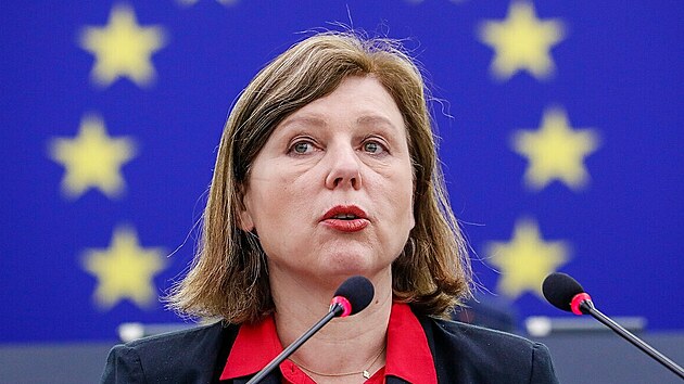 Místopedsedkyn Evropské komise Vra Jourová (8. bezna 2022)