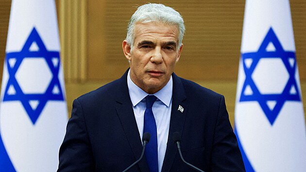 Izraelsk ministr zahrani Jair Lapid (20. ervna 2022)