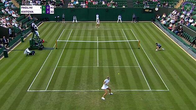 Kvitová si ve Wimbledonu poradila s Paoliniovou