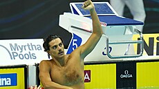 Italský plavec Thomas Ceccon.
