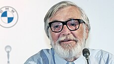 Prezident MFF Karlovy Vary Ji�í Barto�ka na poslední tiskové konferenci p�ed...