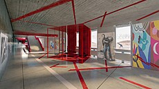 Vizualizace podchod� u Vltavské, které budou slou�it zejména jezdc�m na...