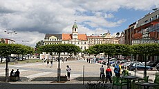 Severoeské Teplice, námstí Svobody.