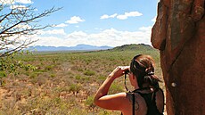 V plce trasy protínáme Národní park Tsavo.