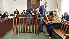 Jií Dvoák u Mstského soudu v Praze (27. ervna 2022)