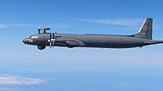 Modernizovaný hlídkový a protiponorkový letoun Il-38N ruského námonictva, ke...