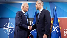 Americký prezident Joe Biden na summitu NATO v Madridu