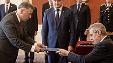 Prezident Miloš Zeman jmenoval Vladimíra Balaše ministrem školství. (29. června...